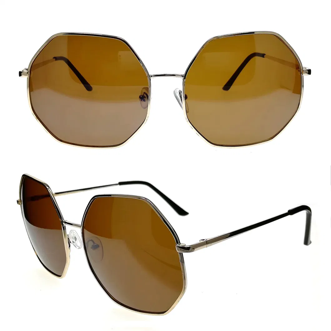 Polygon Metal Sunglasses for Adult